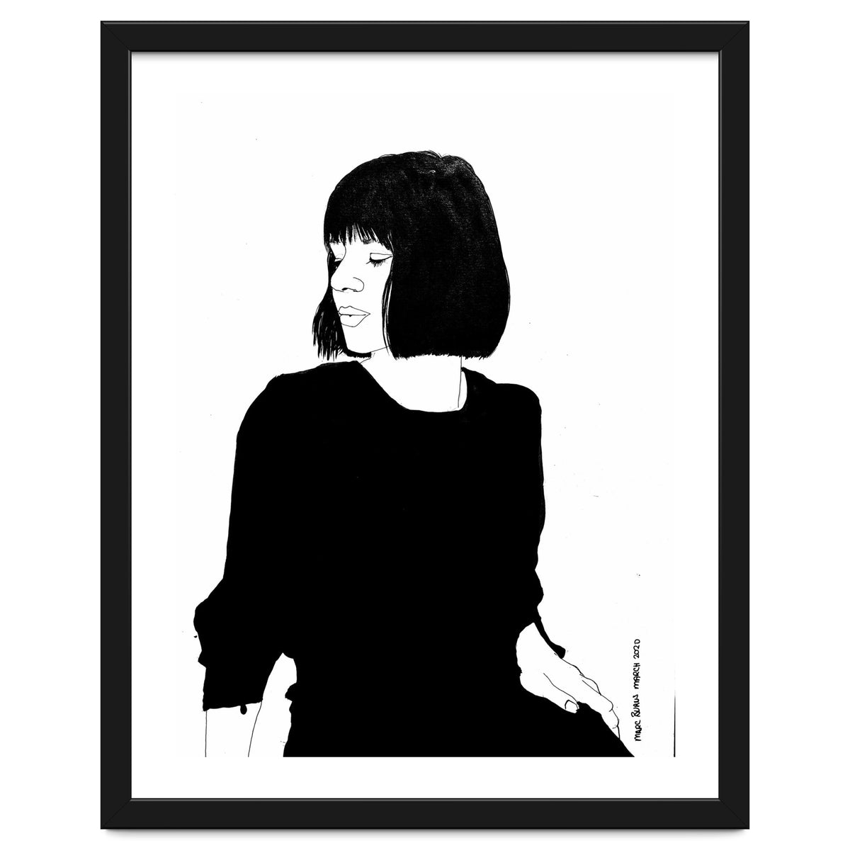 Untitled 84 - Woman in black