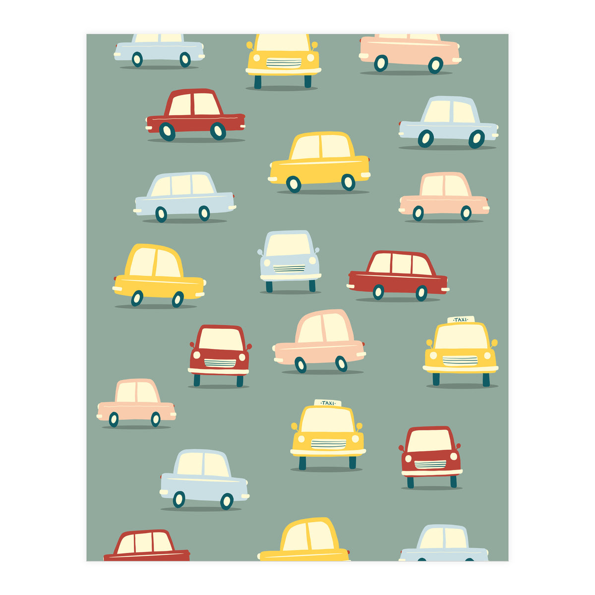Vintage Cars (Print Only)