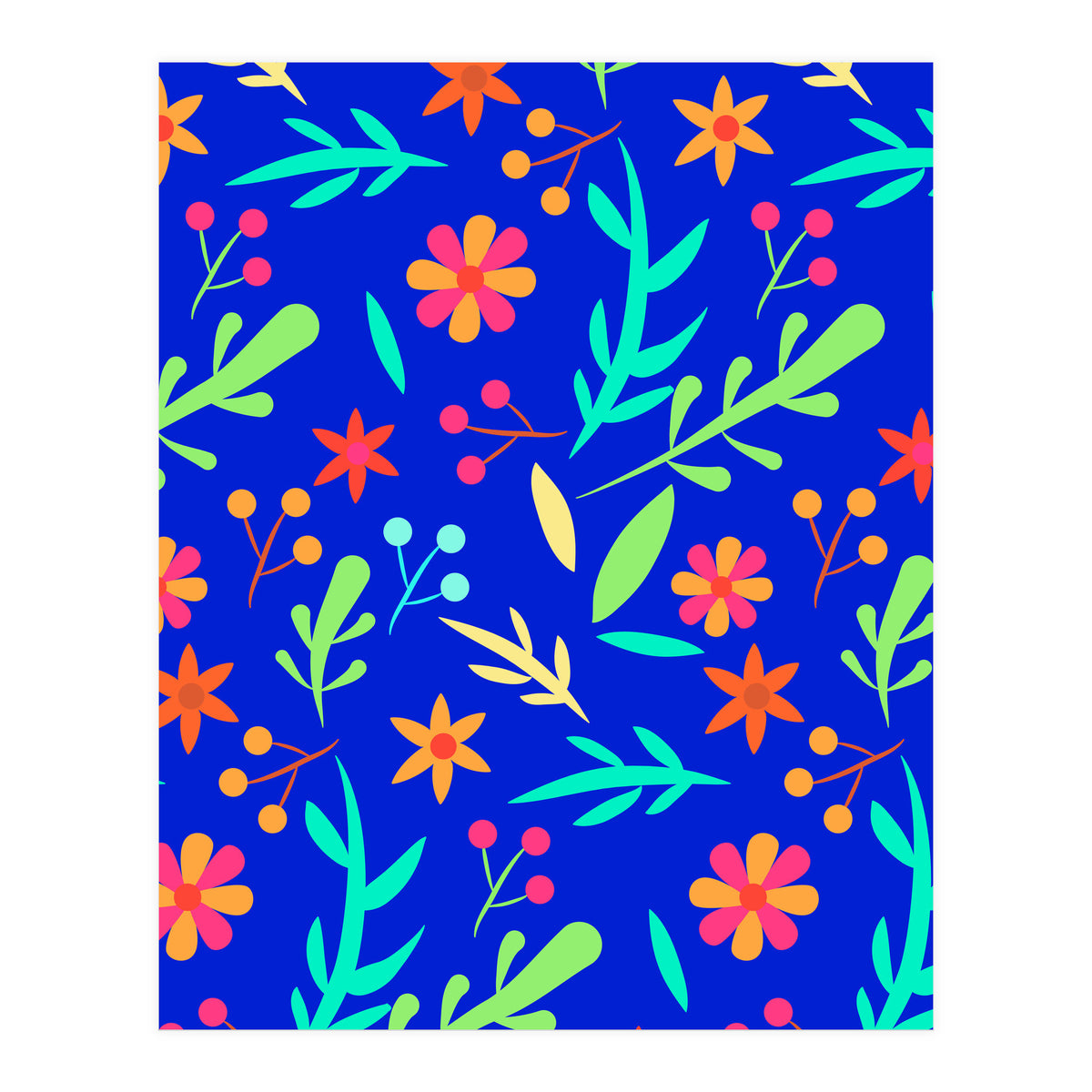 Blue Garden (Print Only)