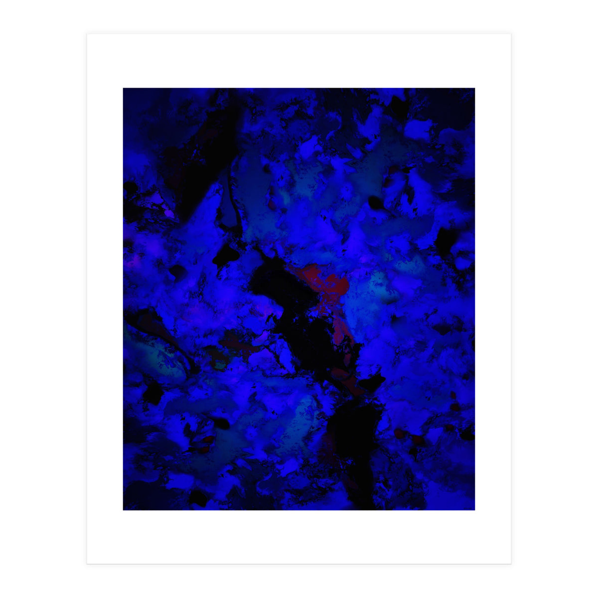 A Dark Blue Crash (Print Only)