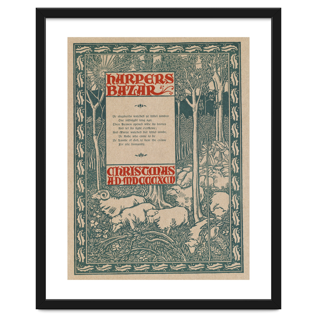 Harper's Bazar Christmas Advertisement