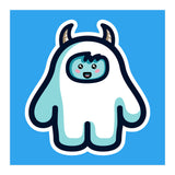 Kawaii Cute Abominable Snowman Yeti (Print Only) thumbnail