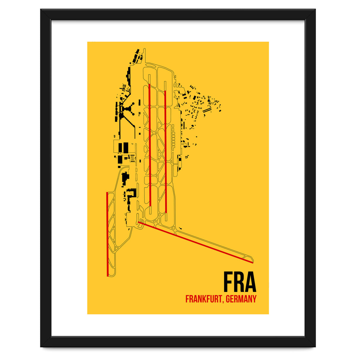 Frankfurt Airport Layout