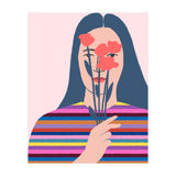 Girl With Flowers (Print Only) thumbnail