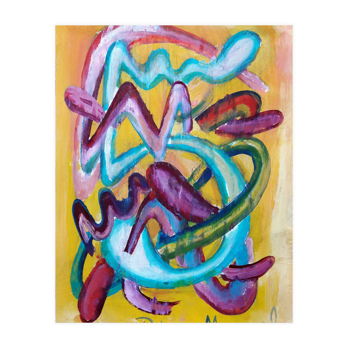 Formas Lenguas Rayos Y El 5 (Print Only)