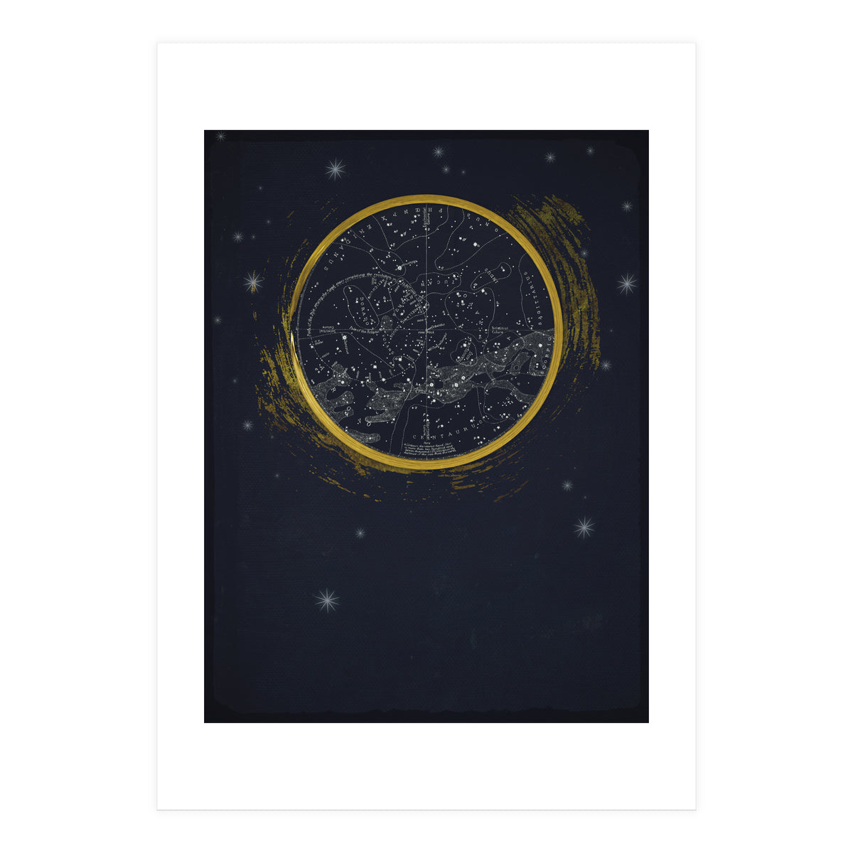 Vintage Cosmos: Star Map (Print Only)