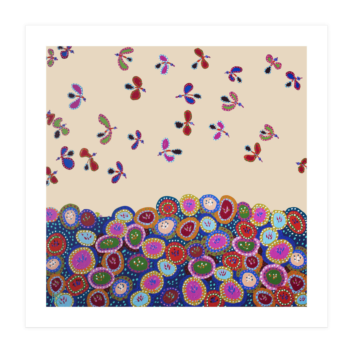 Happy World (pink) (Print Only)