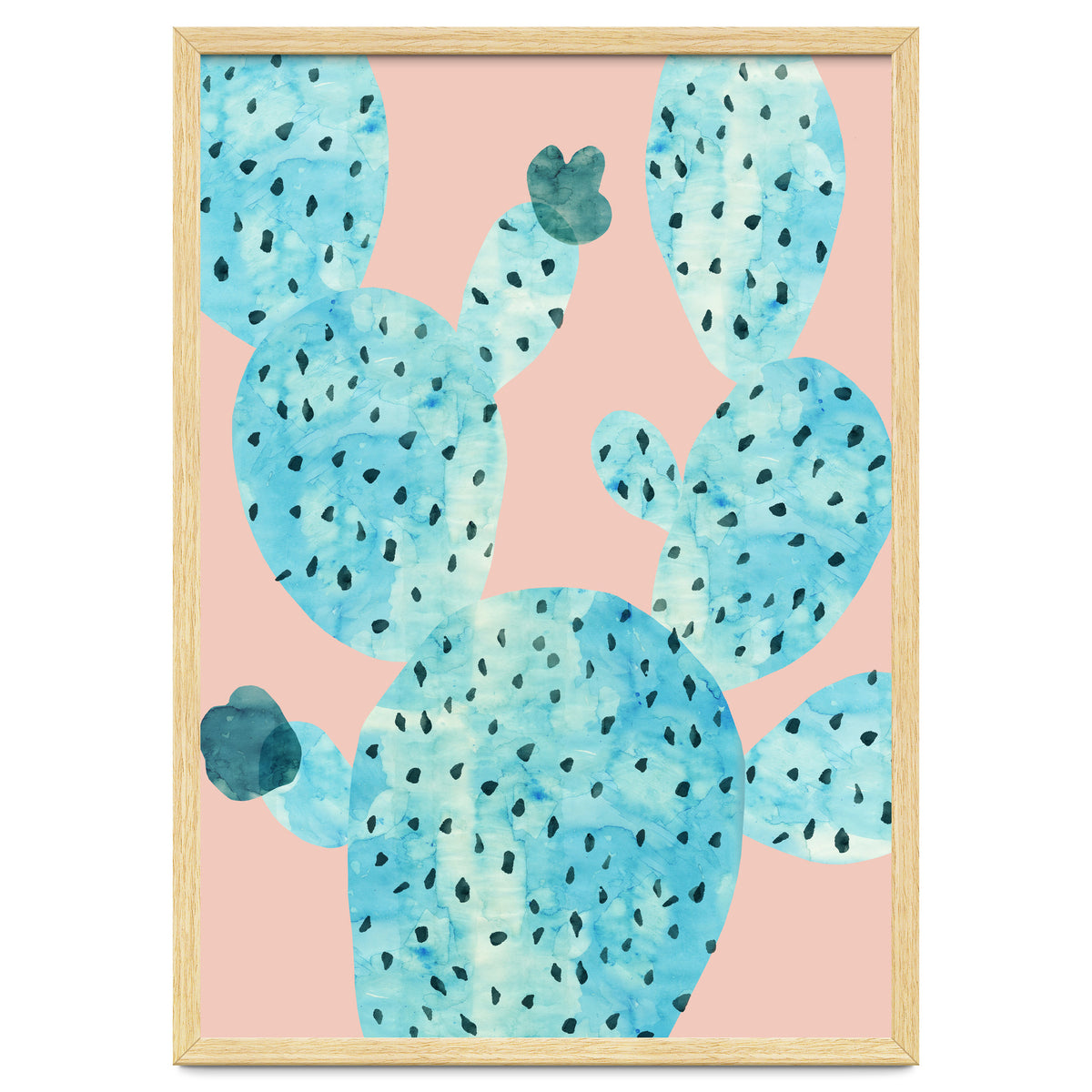 Watercolor of cacti III