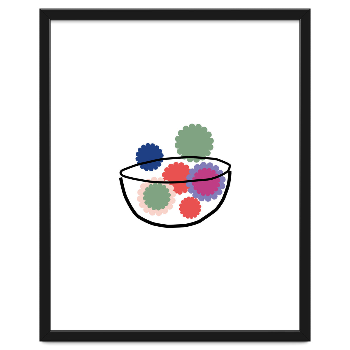 Fruits Or Flowers Rgb White