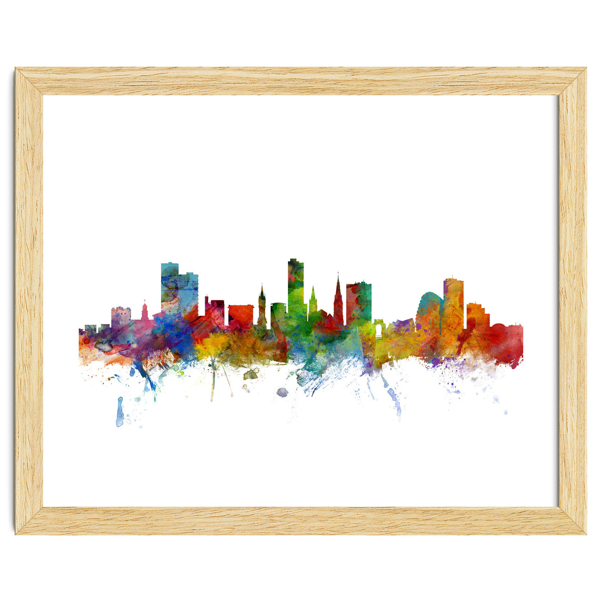 Leicester England Skyline