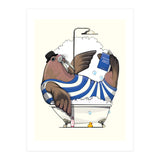 Walrus in the Bath (Print Only) thumbnail