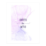 Explore the world | floating colors (Print Only) thumbnail