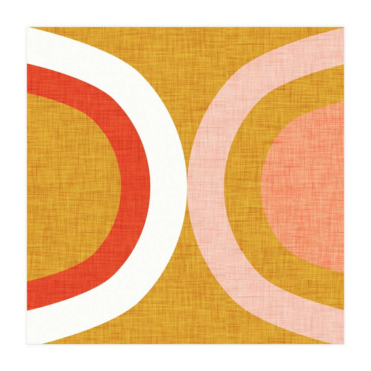 New Mid Mod Mustard  (Print Only)