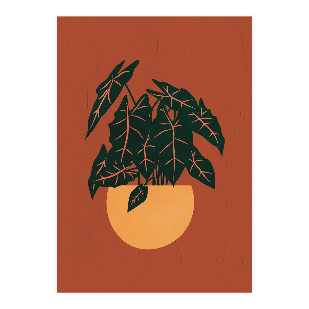 Botanical Boho Alocasia (Print Only)