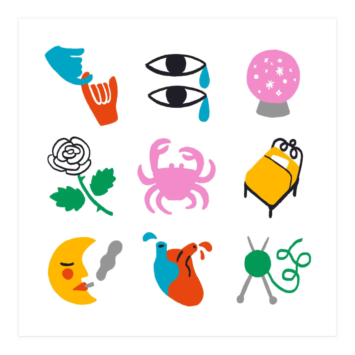 Cancer Emoji (Print Only)