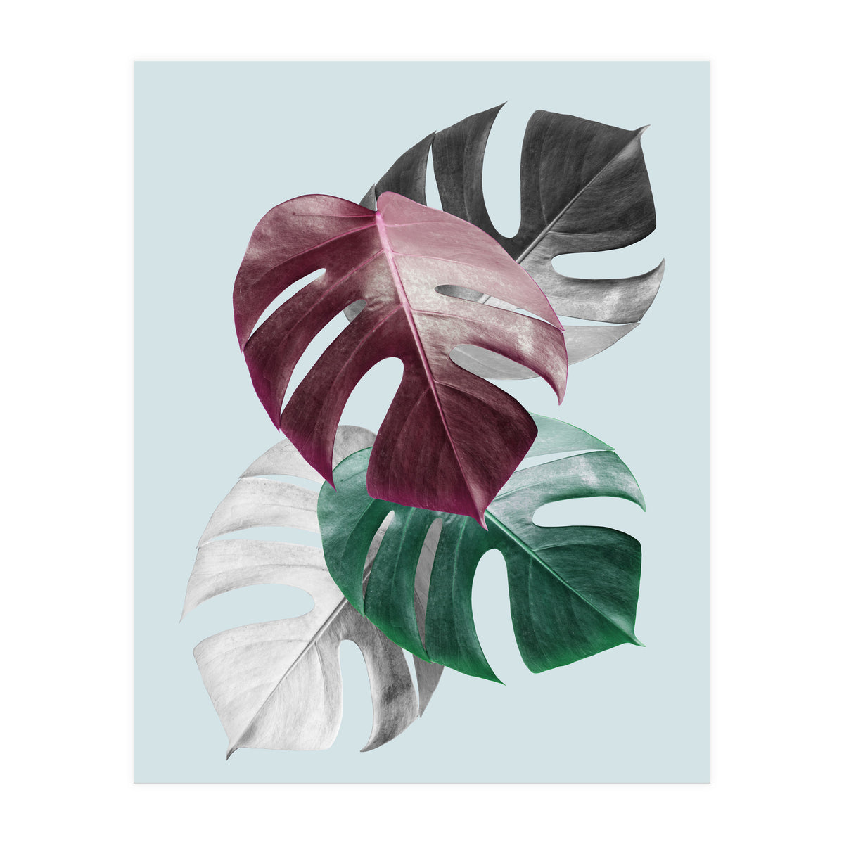 Tropical collage II (Print Only)