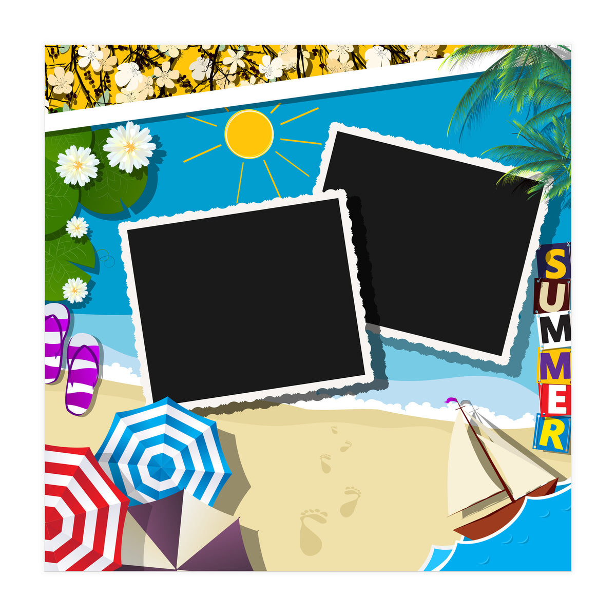 Summer Celebration Collage (Print Only)