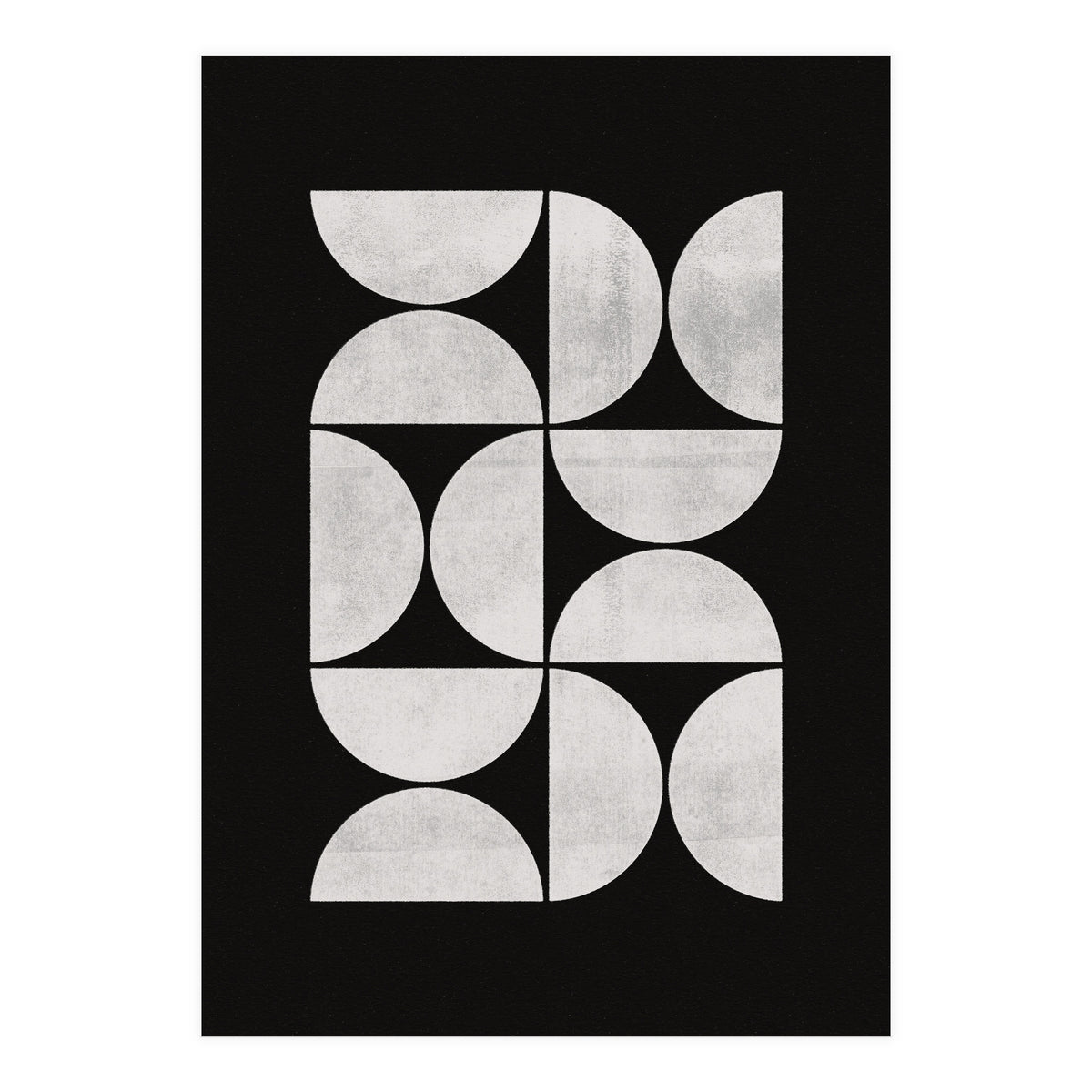 Mid-Century Modern No.31 - Woodblock Print (Print Only)