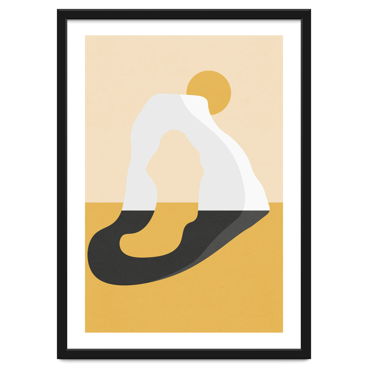 Abstract Arch - Golden Desert