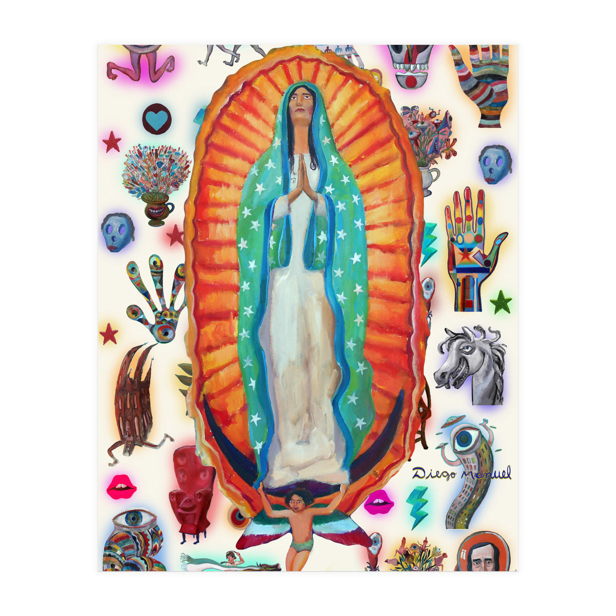 Virgen De Guadalupe 1 (Print Only)