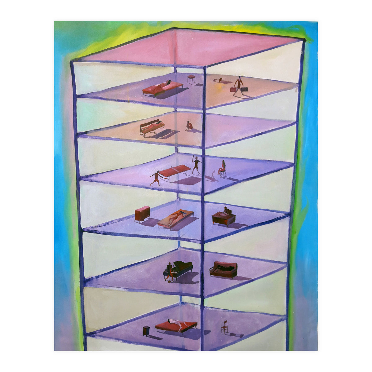 Edificio transparente 2 (Print Only)