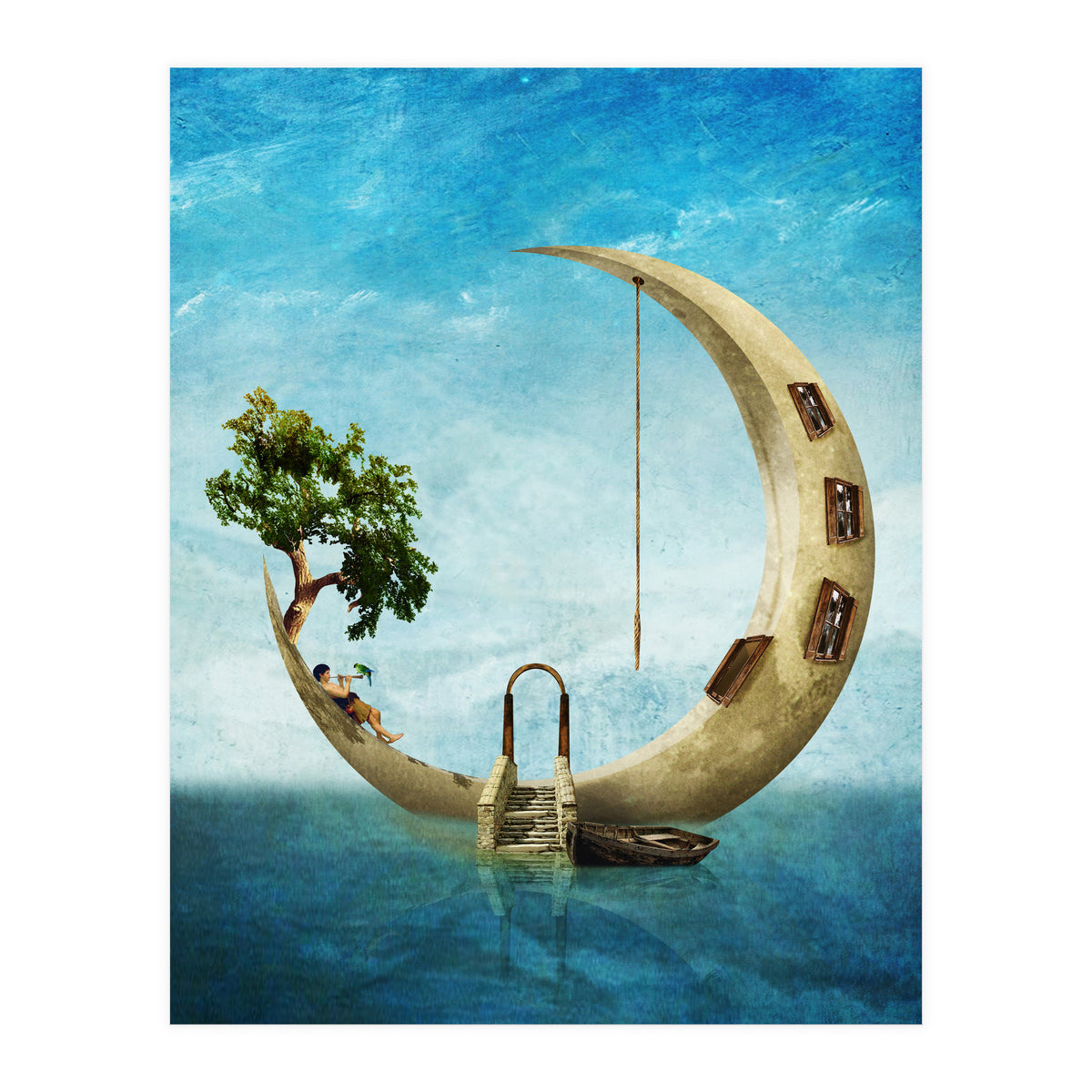 Home Sweet Moon (Print Only)