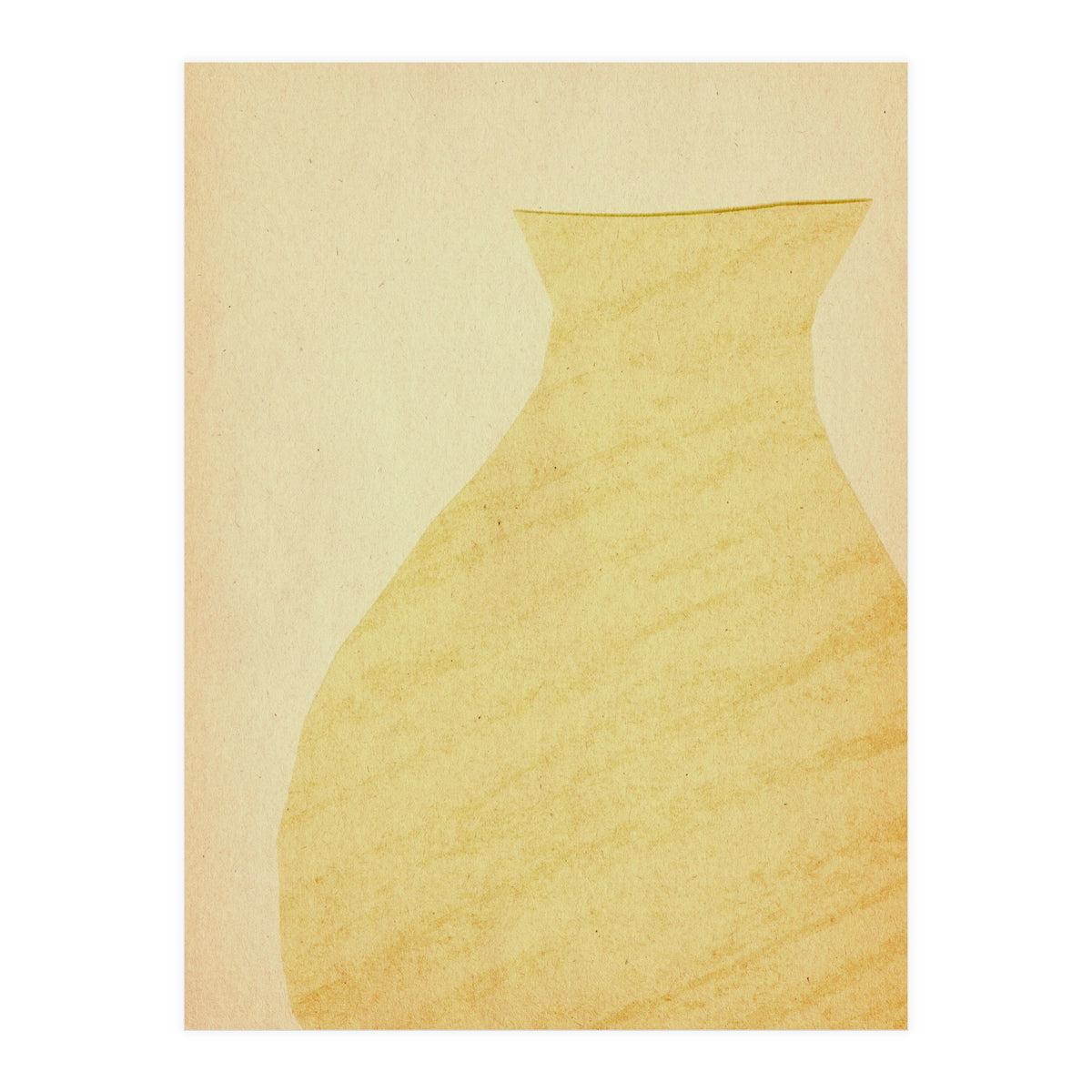 Minimalist pastel vase (Print Only)