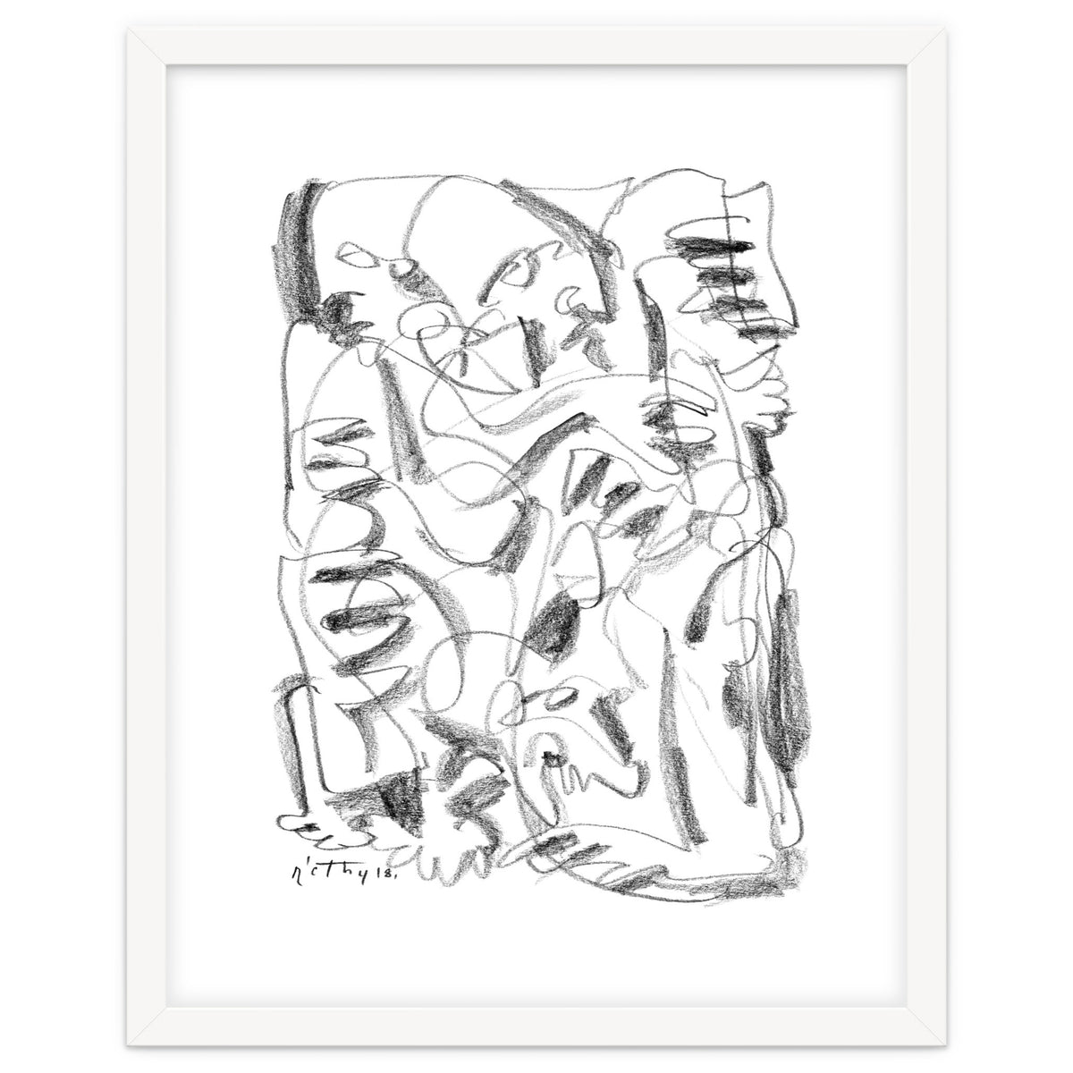 Out of the Shadows - b&w