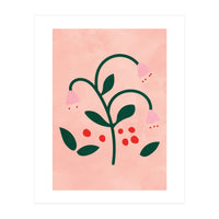 Botanical Pink Flower (Print Only)