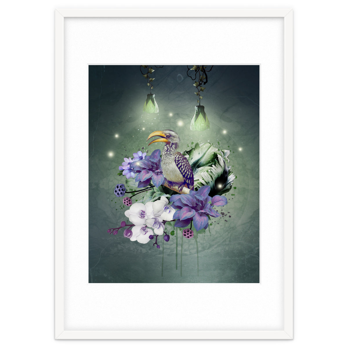 Floral Magic Hornbill