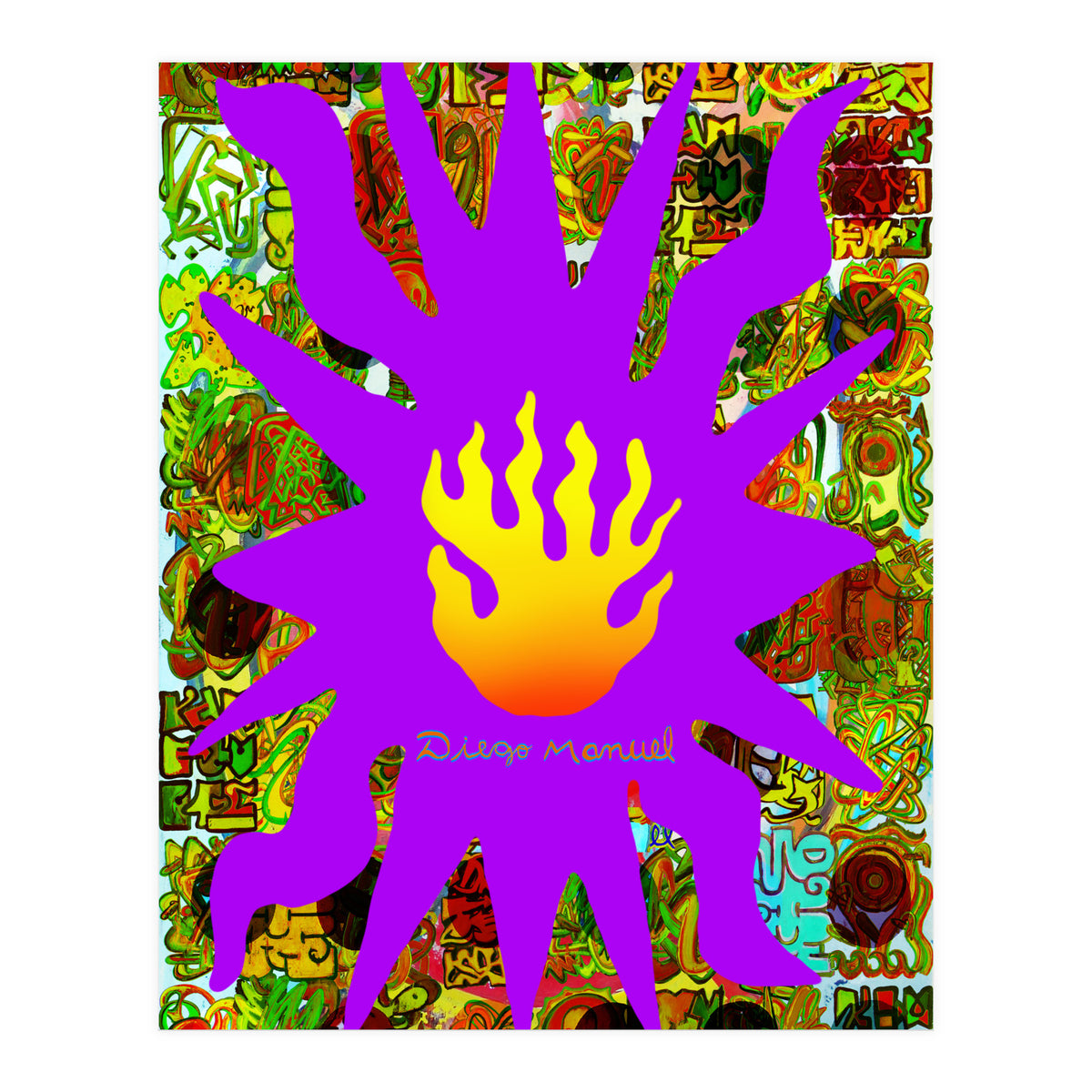 Fuego Y Graffiti 56 (Print Only)