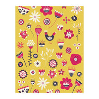 Spring Folk Floral Yellow (Print Only)