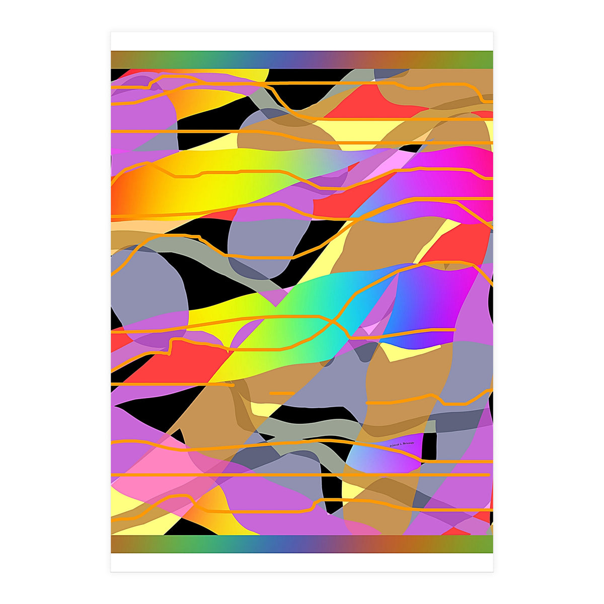 ABSTRACT COLOR BANDS (Print Only)