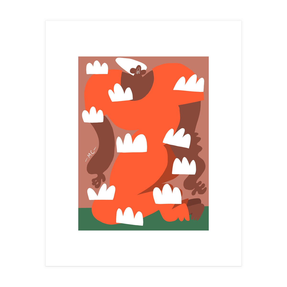 Head In The Clouds And Feet On Earth (Print Only)