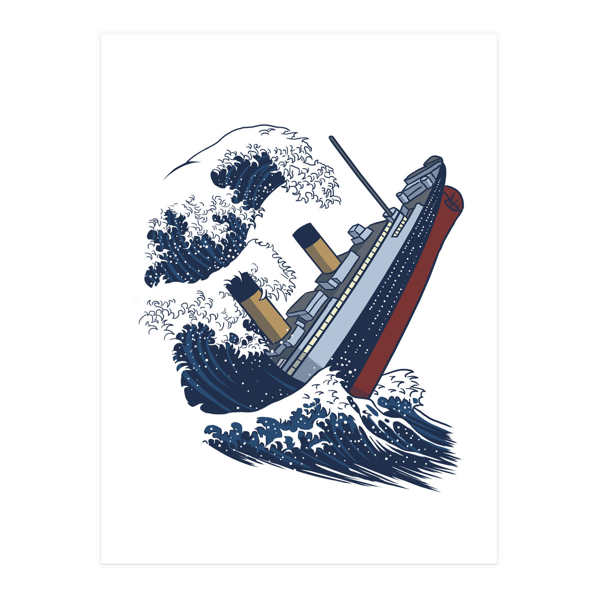 The wave titanic (Print Only)