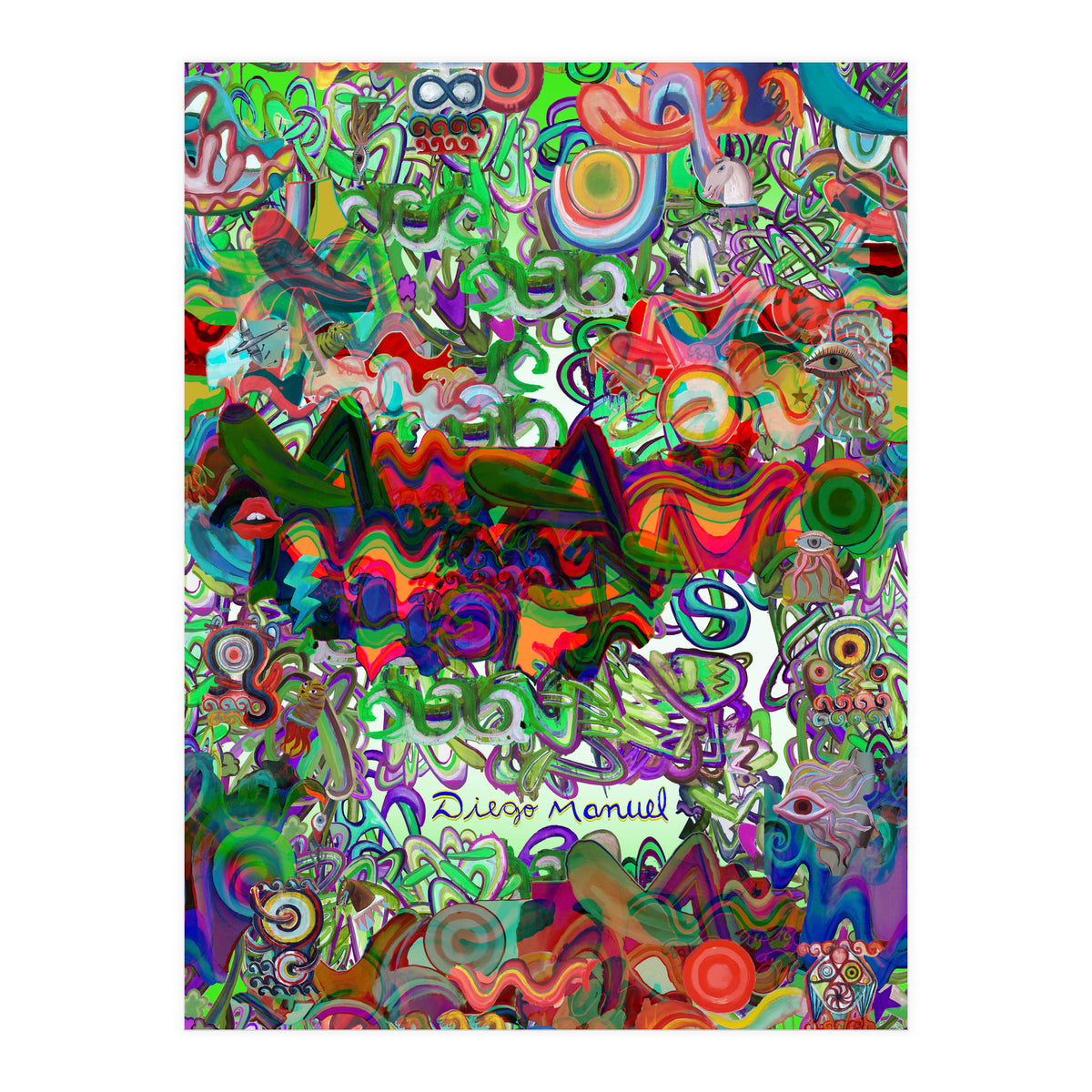 Graffitis 2021 Tapiz 16 (Print Only)