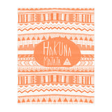Hakuna Matata Orange Art Print  (Print Only) thumbnail