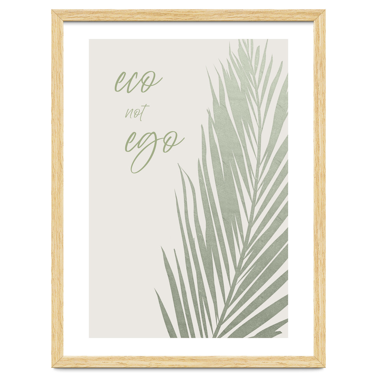 Eco not ego