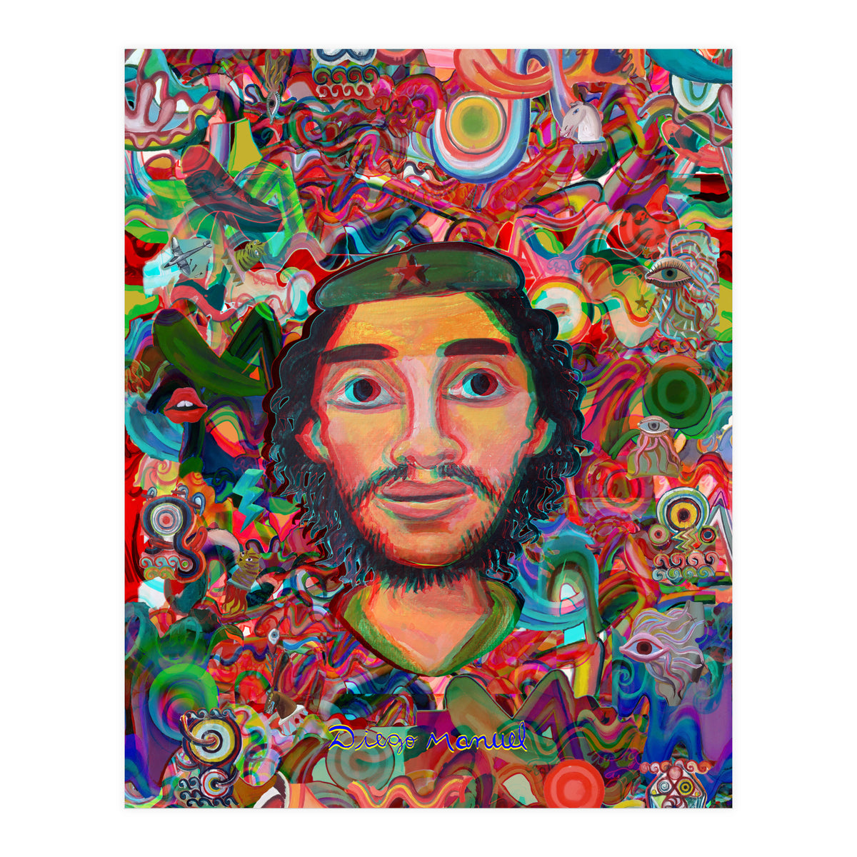 El Che Y Graffiti 2 (Print Only)