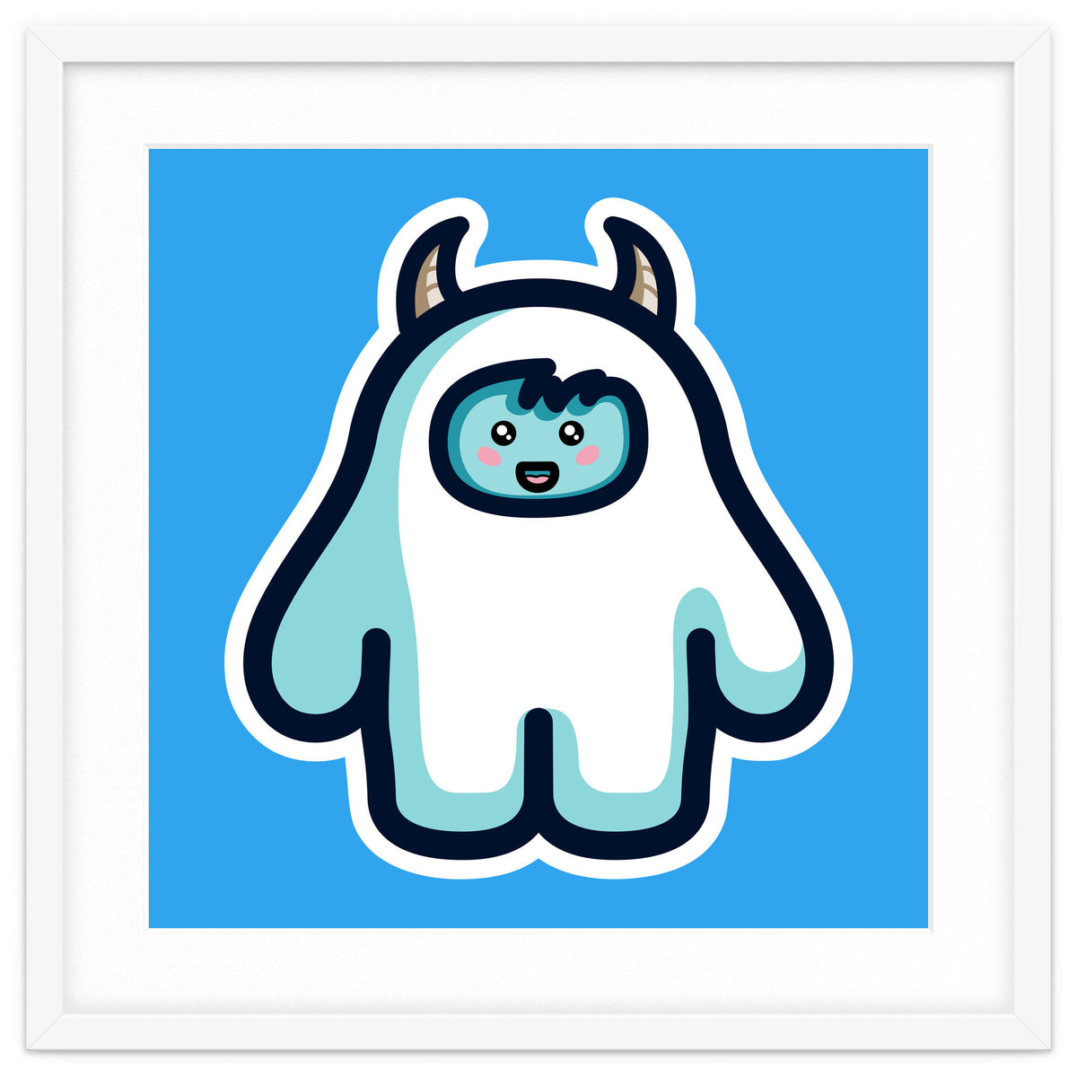 Kawaii Cute Abominable Snowman Yeti