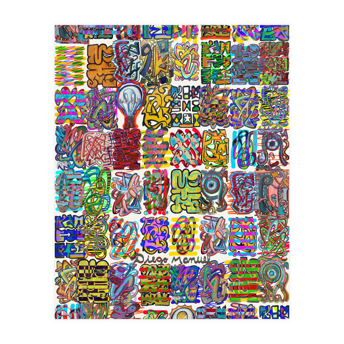 Graffitis 2021 Tapiz 110 (Print Only)