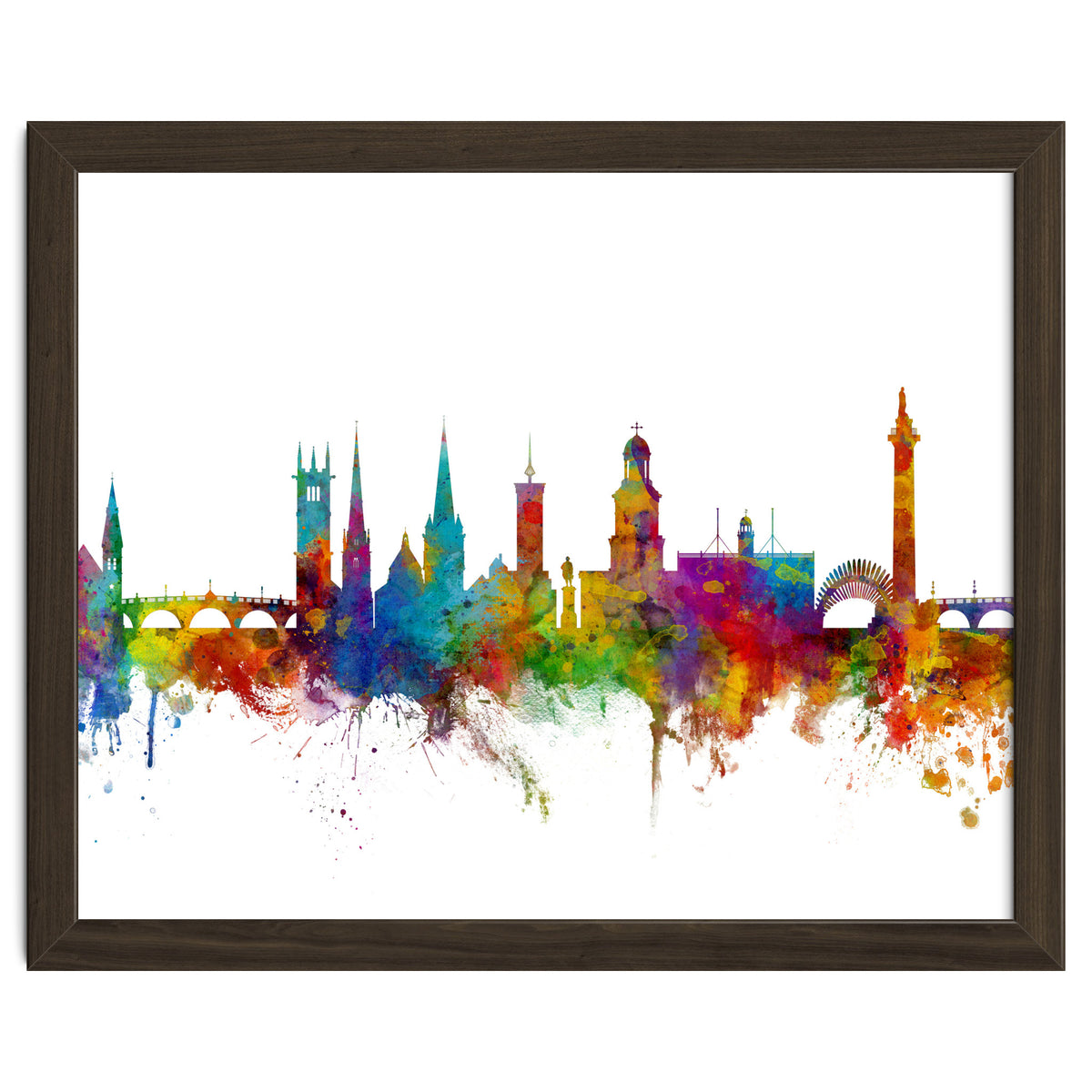 Shrewsbury England Skyline