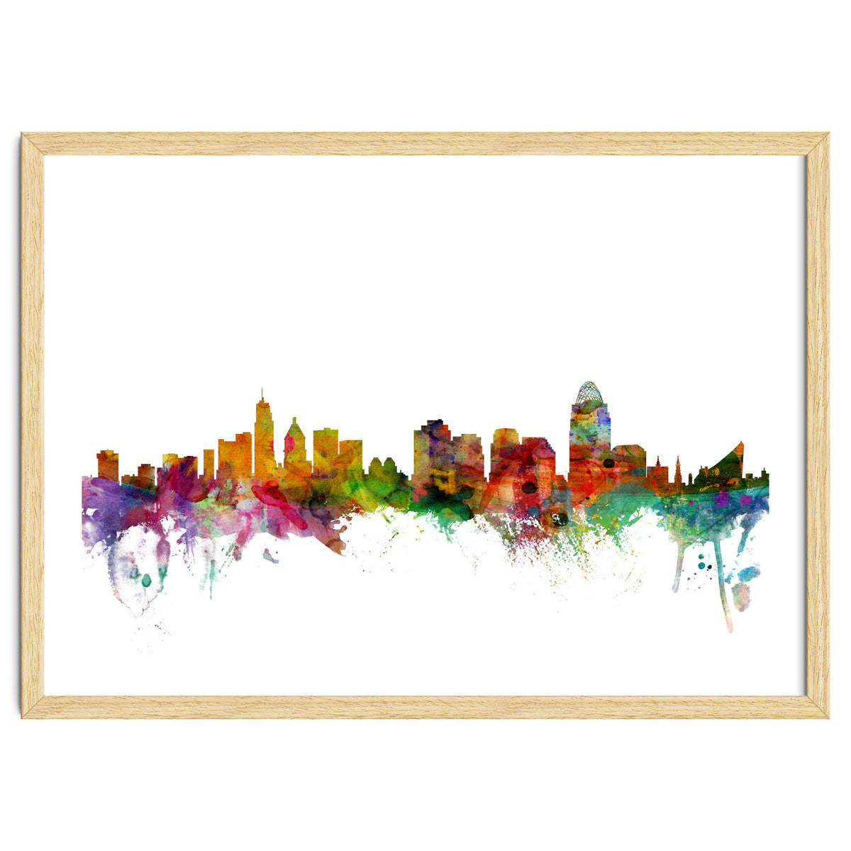 Cincinnati Ohio Skyline