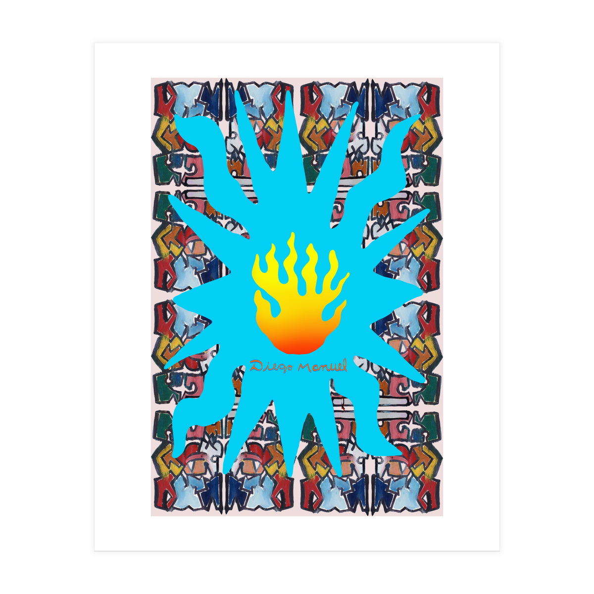 Fuego Y Graffiti 51 (Print Only)