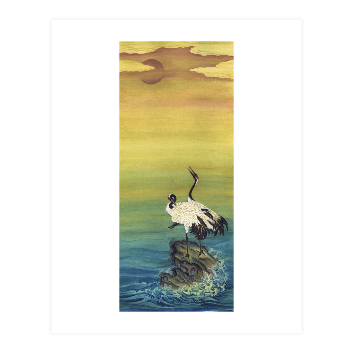 Cranes at Dawn (Print Only)