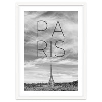 PARIS Eiffel Tower | Text & Skyline