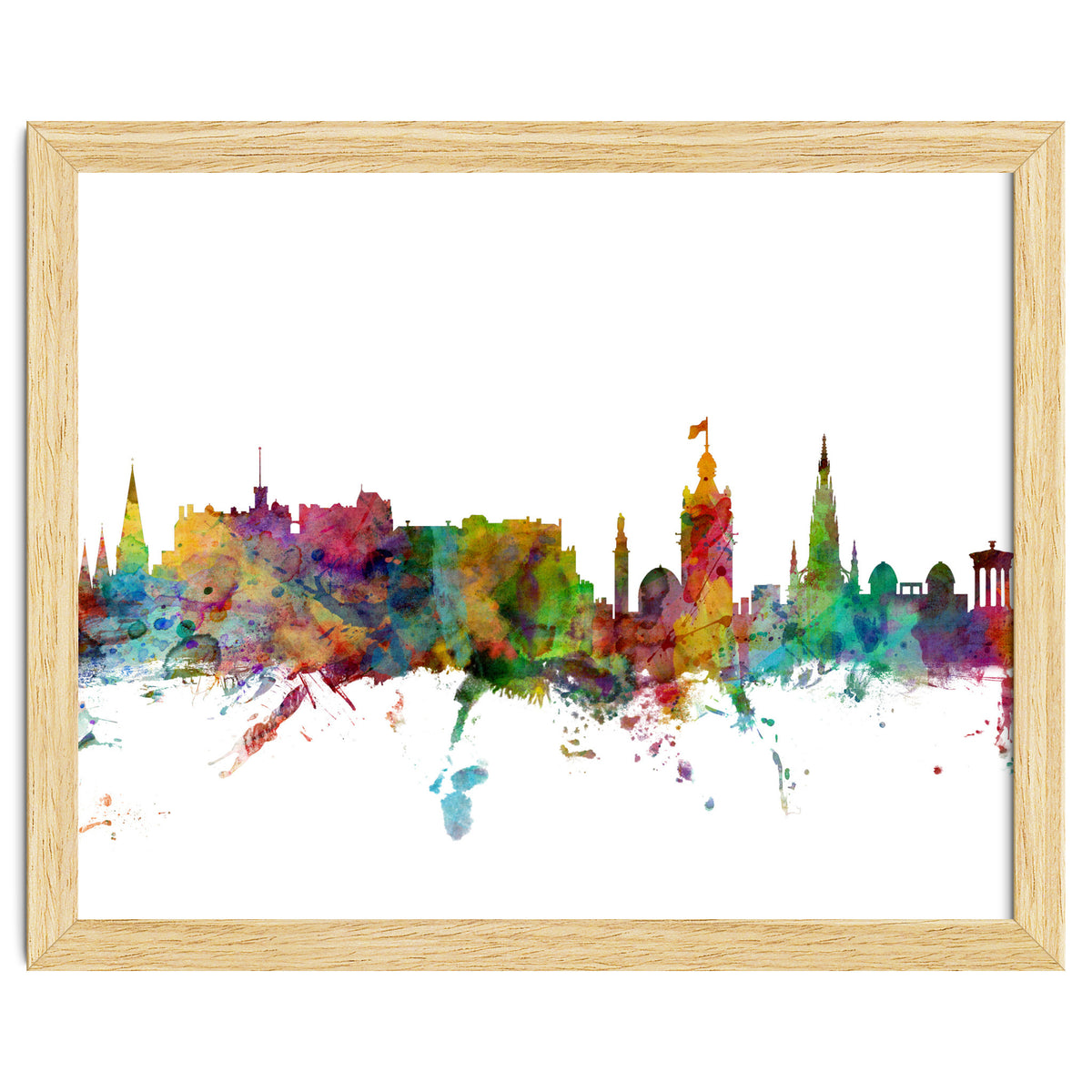 Edinburgh Scotland Skyline