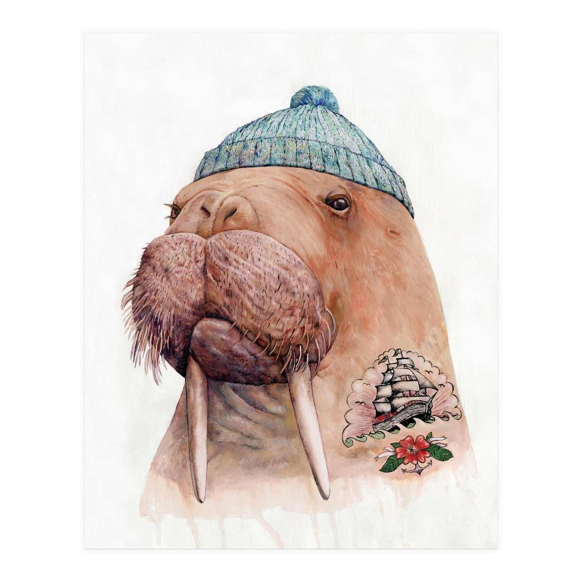 Tattooed Walrus (Print Only)