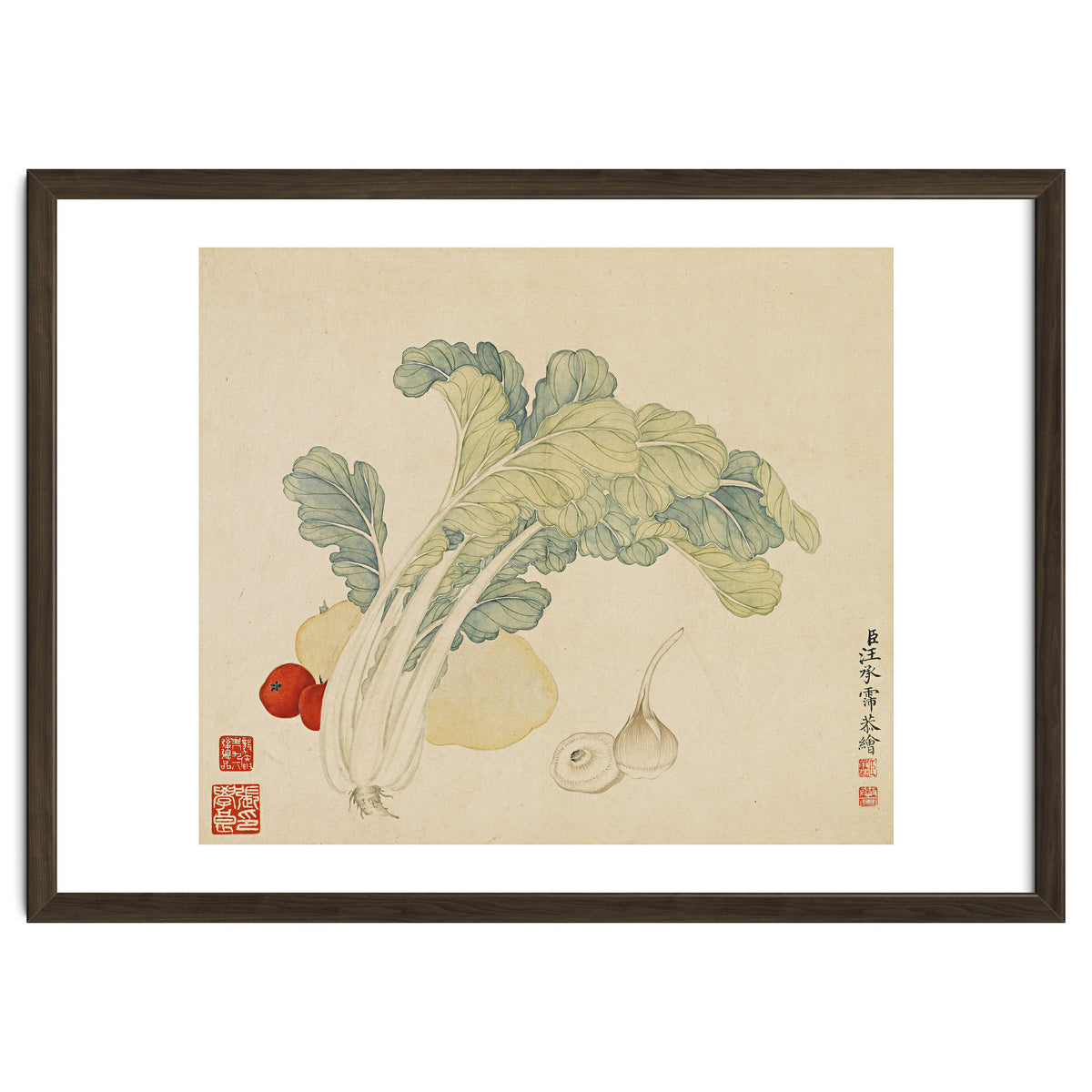 Wang Chengyu ~flowers, Vegetables, Chinese Cabbage, Potatoes, Garlic, Tomatoes, Vegetables