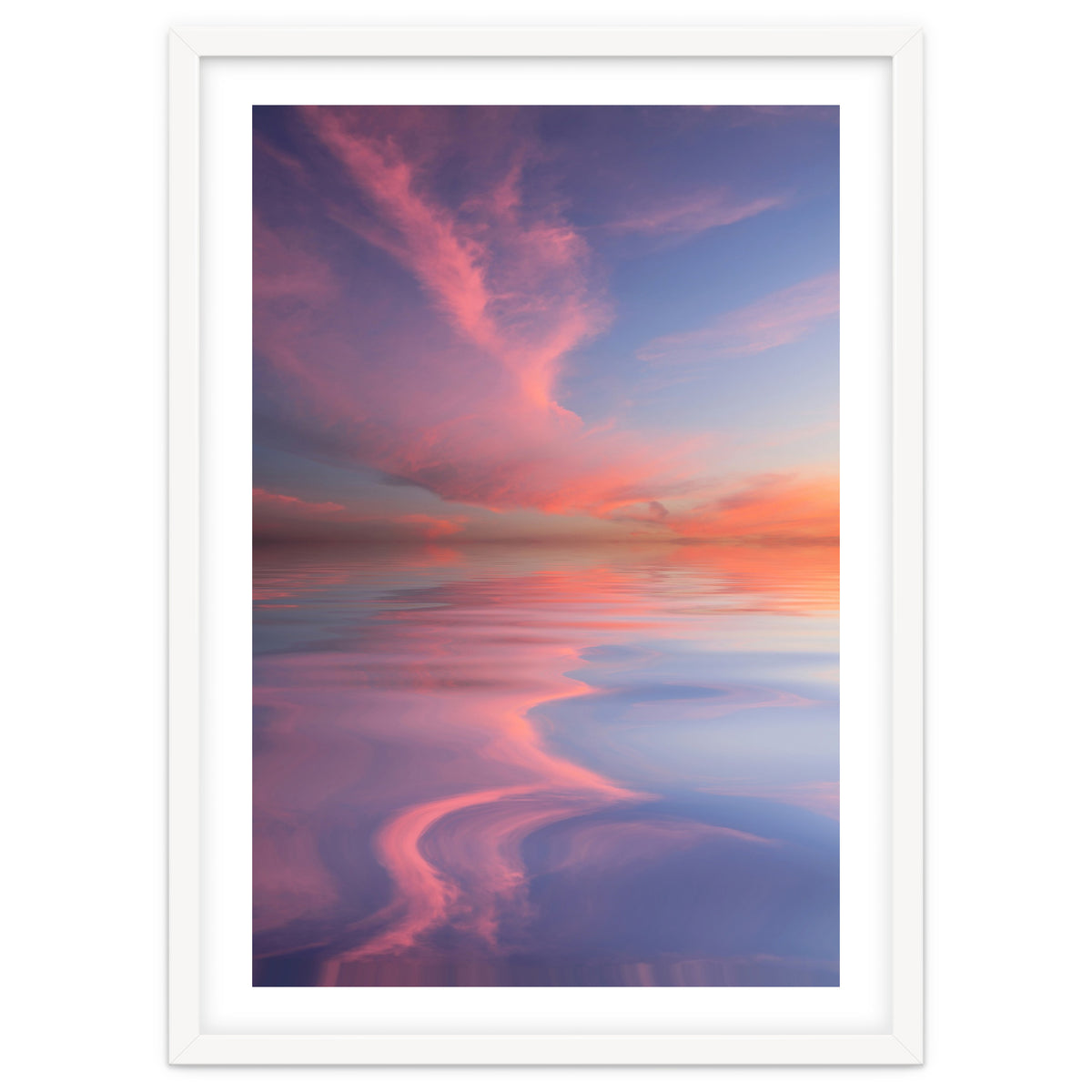 Pink and Blue Sunset